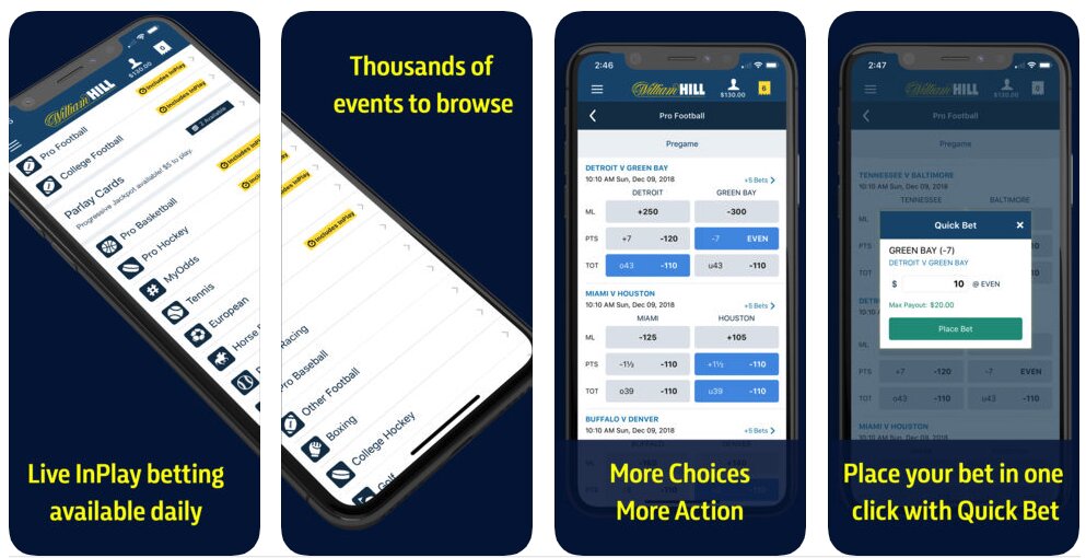 William Hill mobile app