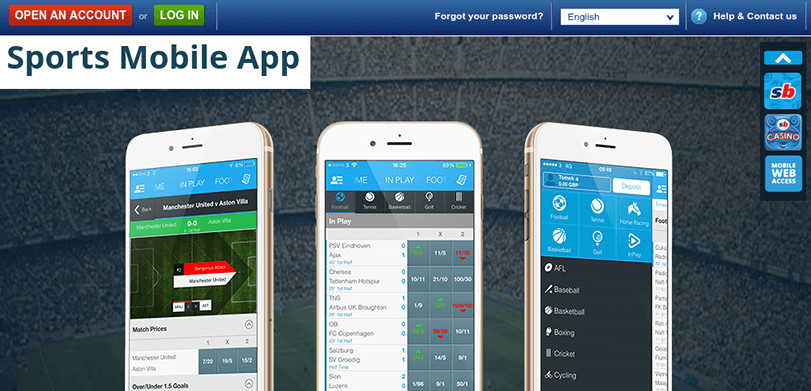 SportingBet mobile app